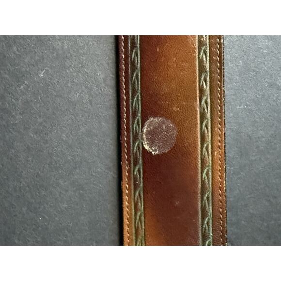 Vintage Pepperidge Farm Handle Knife Leather Embossed Case Country Farmhouse - Picture 2 of 11